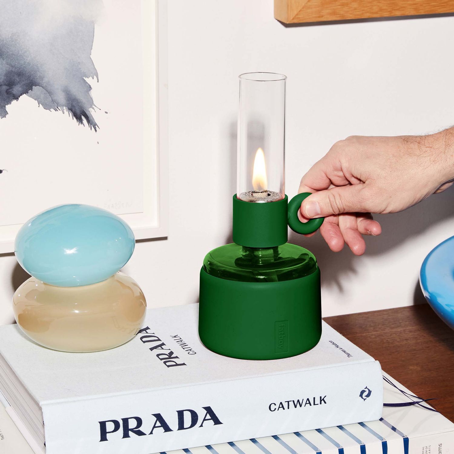 Fatboy - Flamtastique XS Öllampe deep green