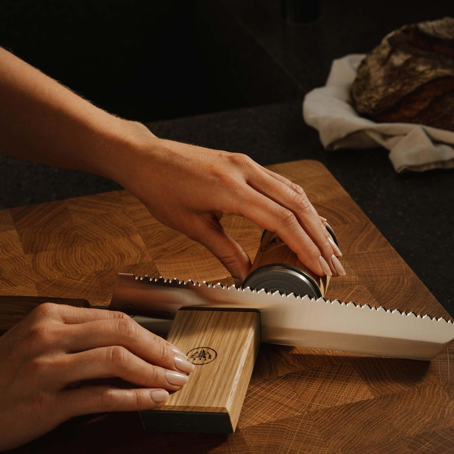 HORL® - HORL® Brotmesser nussbaum