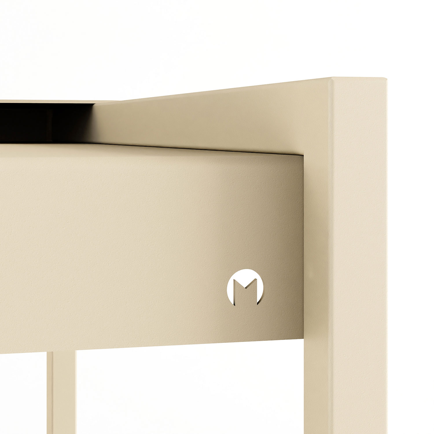 Metallbude - Donna Schreibtisch schwarz