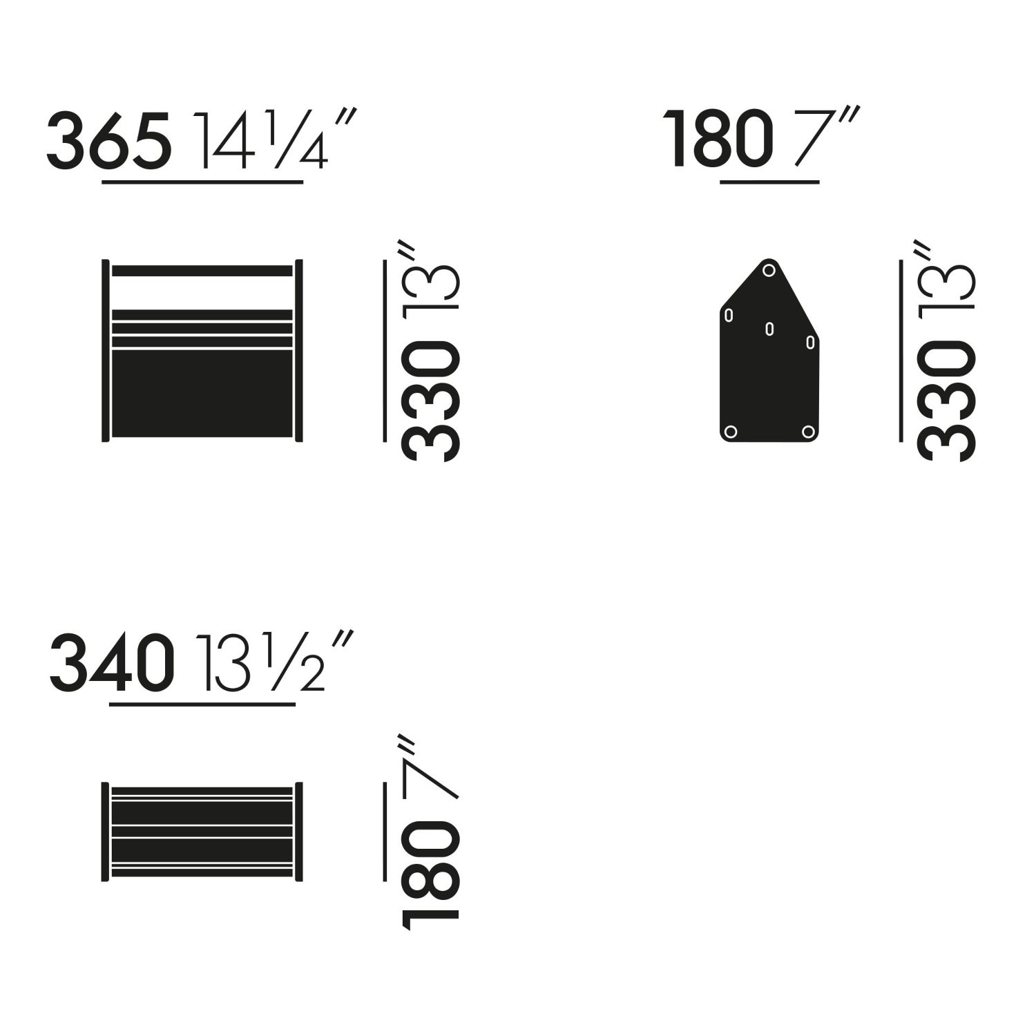 Vitra - Locker Box tiefschwarz RE small