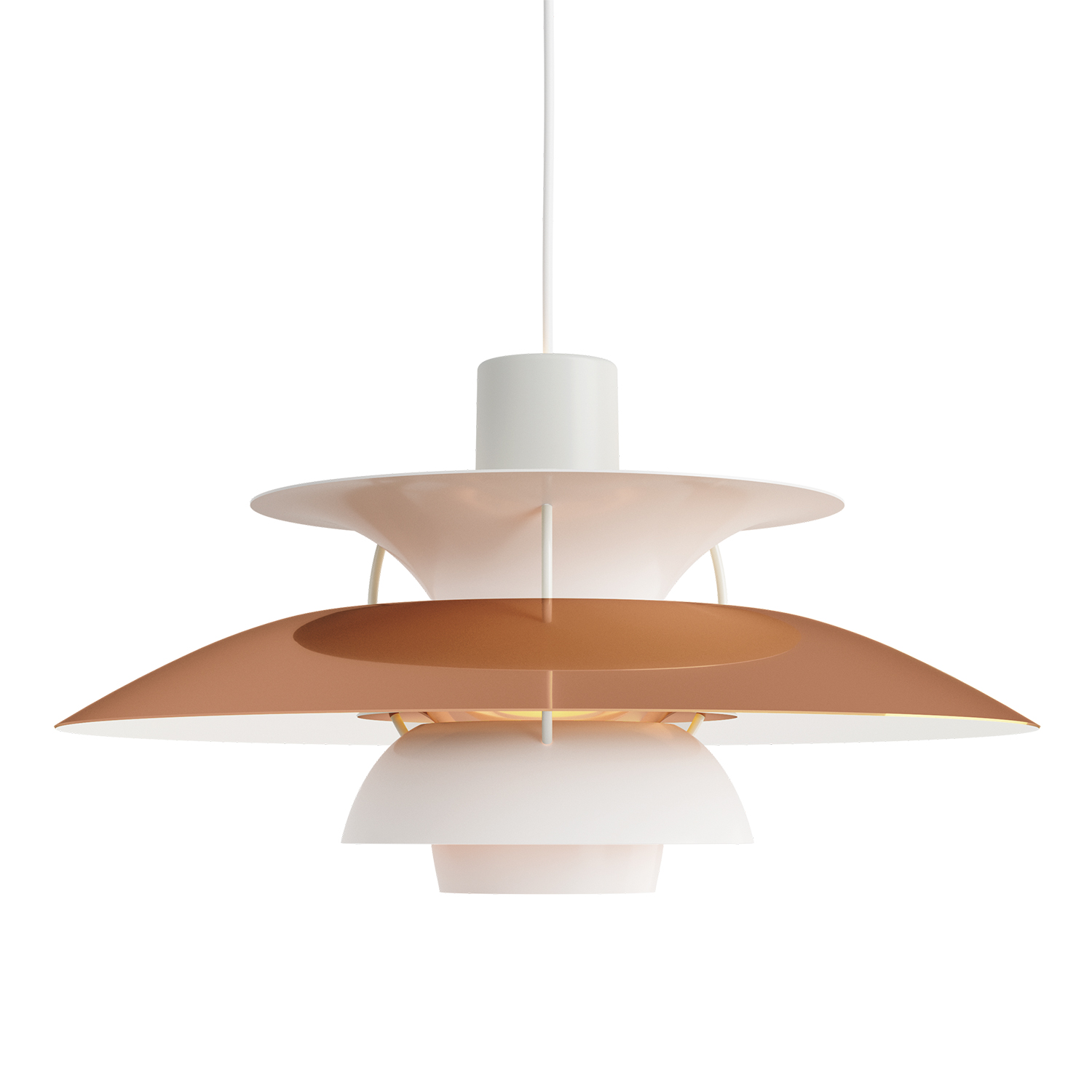 Lous Poulsen  PH 5 Pendelleuchte Copper 106213