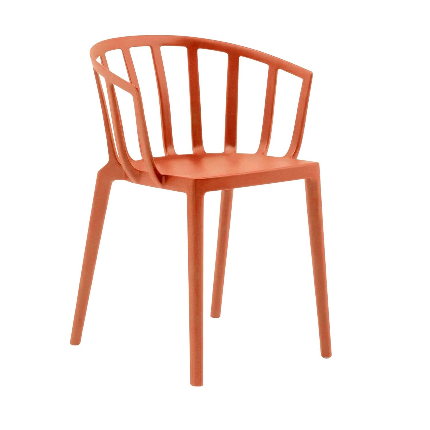 Kartell - Venice Mat Stuhl orange matt