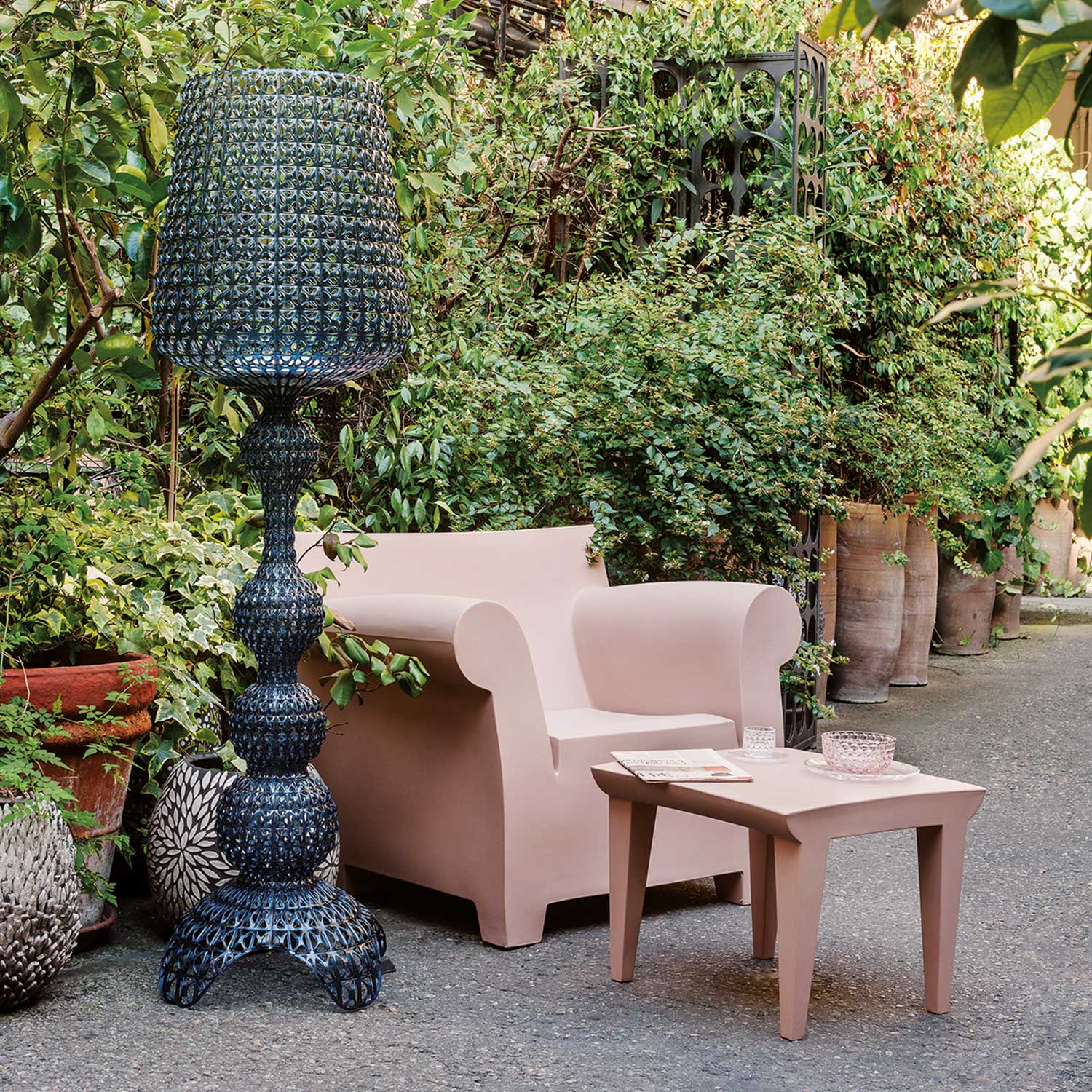 Kartell - Bubble Club Tisch grün