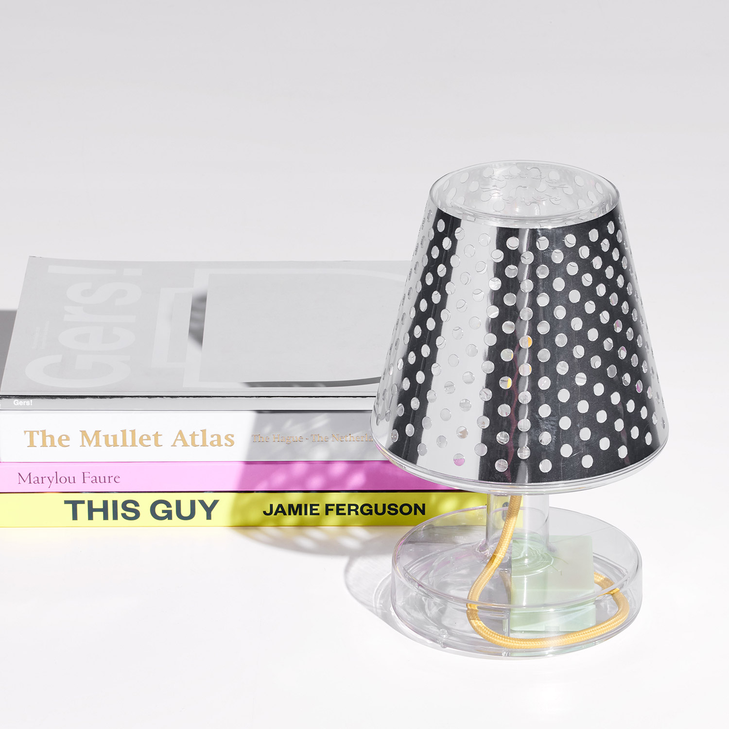 metallicappie silver dot mit leuchte fatboy 76004