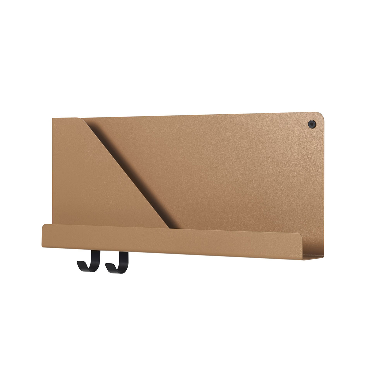 burnt orange small 51 22 muuto folded shelf 55719