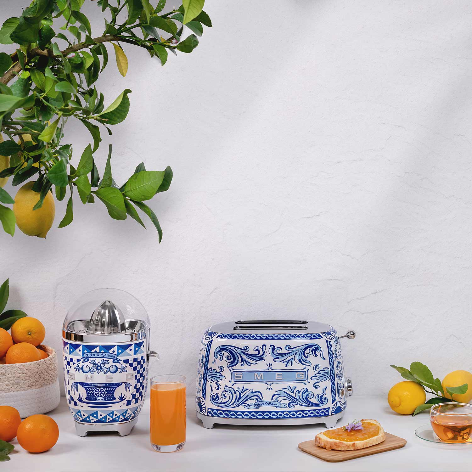smeg tsf01 toaster blu mediterraneo zitruspresse 95408