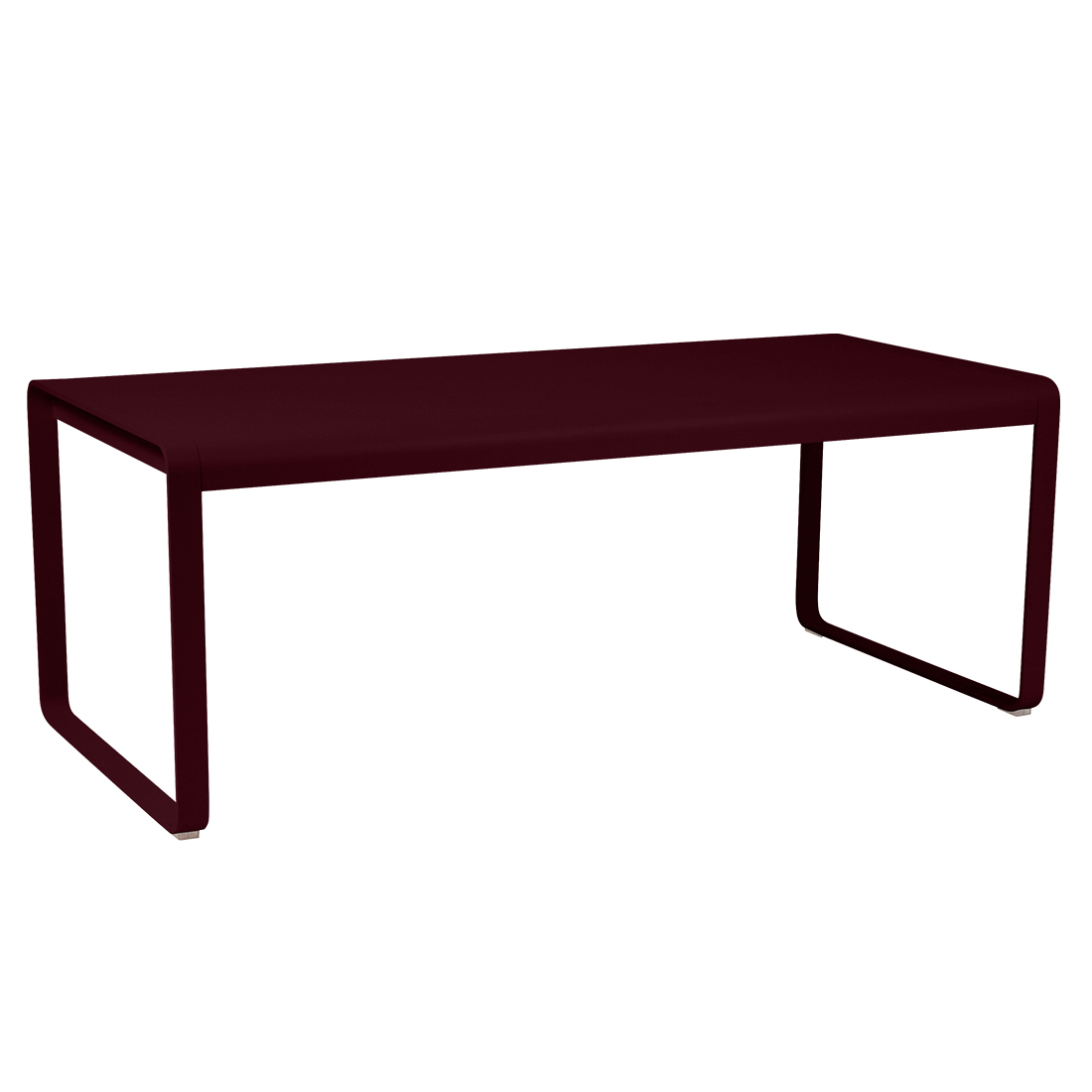 fermob bellevie tisch 196x90 schwarzkirsche 88351