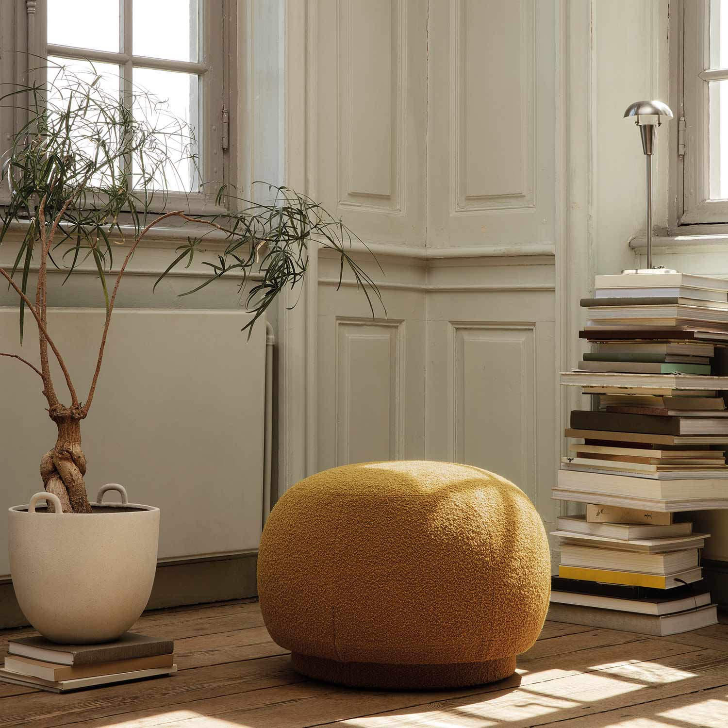 ferm living rico pouf ambniente wohnzimmer gelb 85061