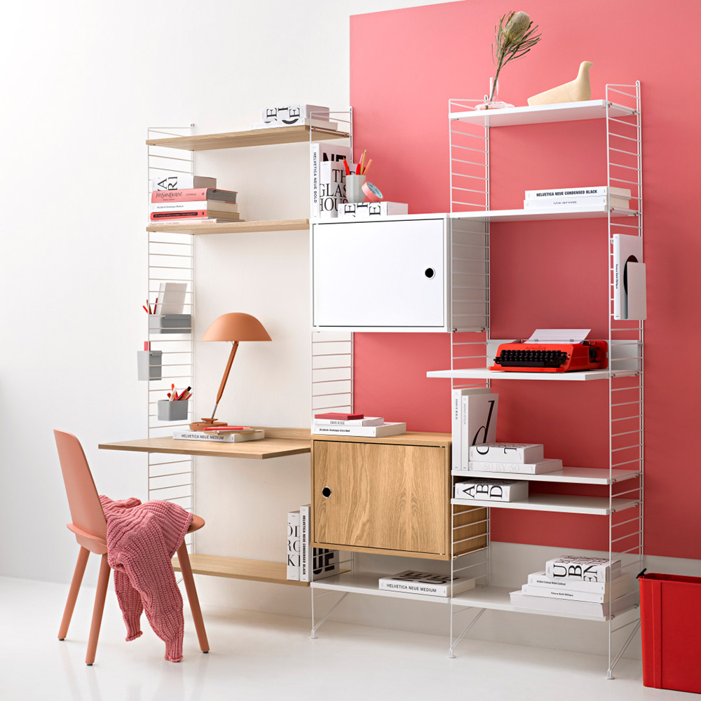 string regal schrankelement schwenktuer weiss inspiration 66511