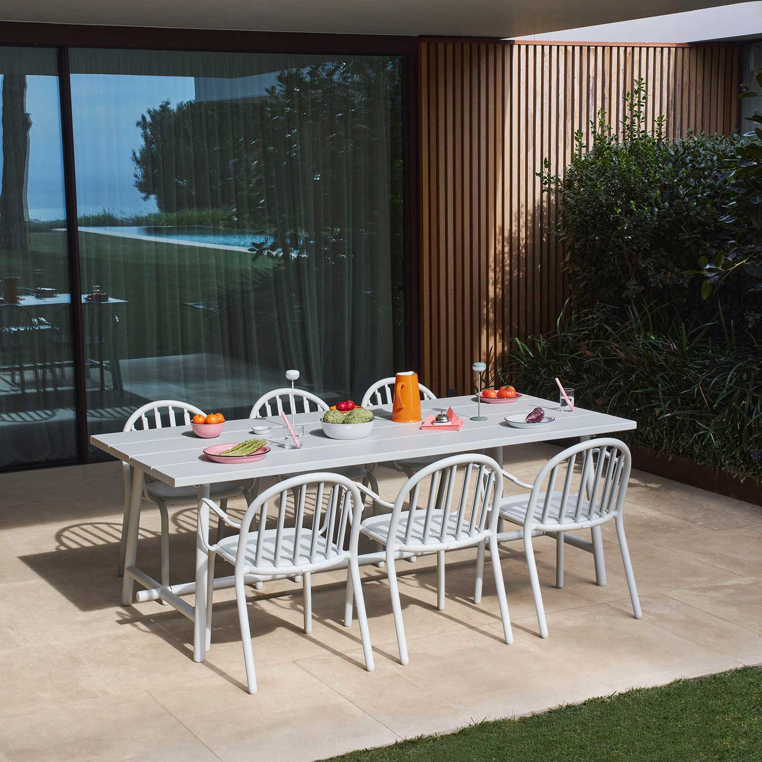 Fatboy - Fred's Outdoor Tisch hellgrau