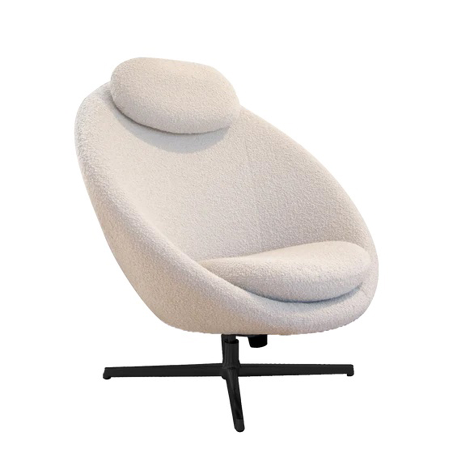 cane line pace loungesessel white scent black aluminium 97536