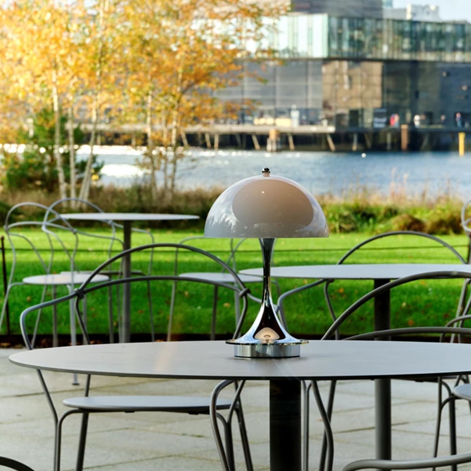 Louis Poulsen - Panthella The Originals 160 Opal blue grey