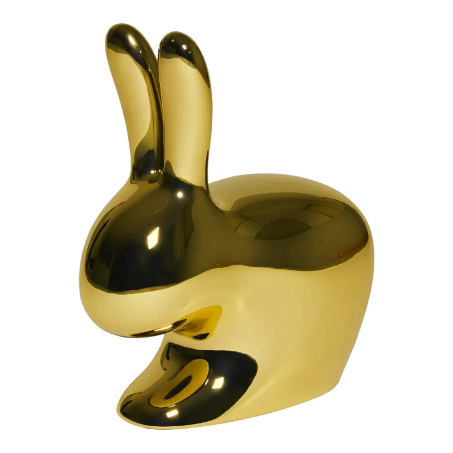 Qeeboo - Rabbit Stuhl Metal Finish gold