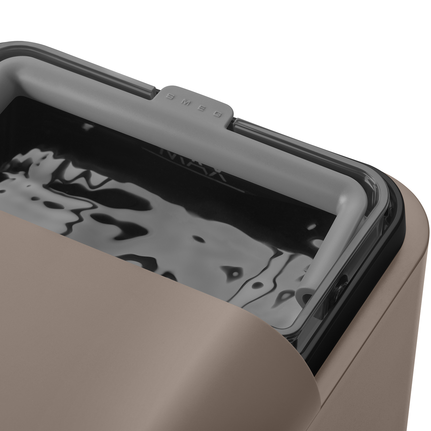 smeg kaffeevollautomat taupe wassertank 67202