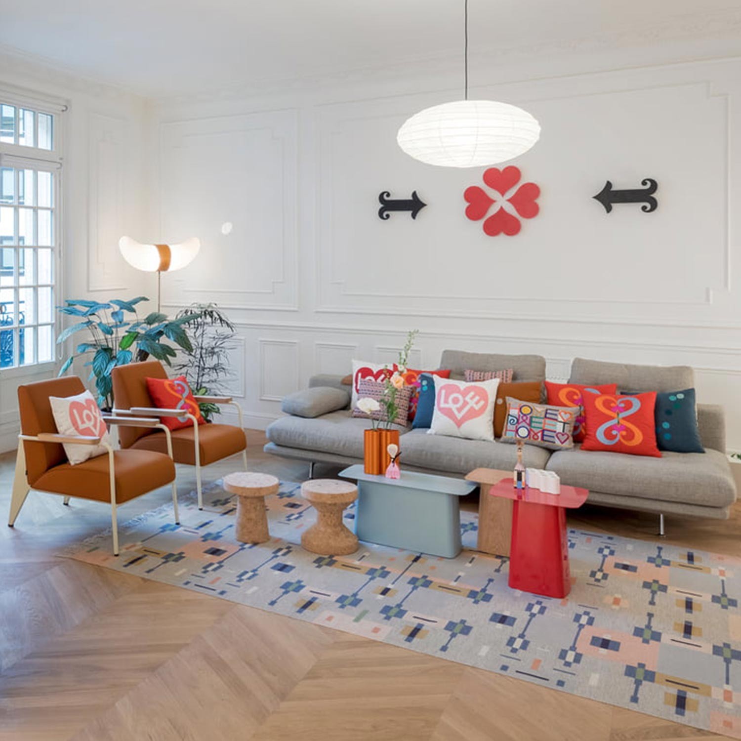 Vitra - Embroidered Kissen Heart