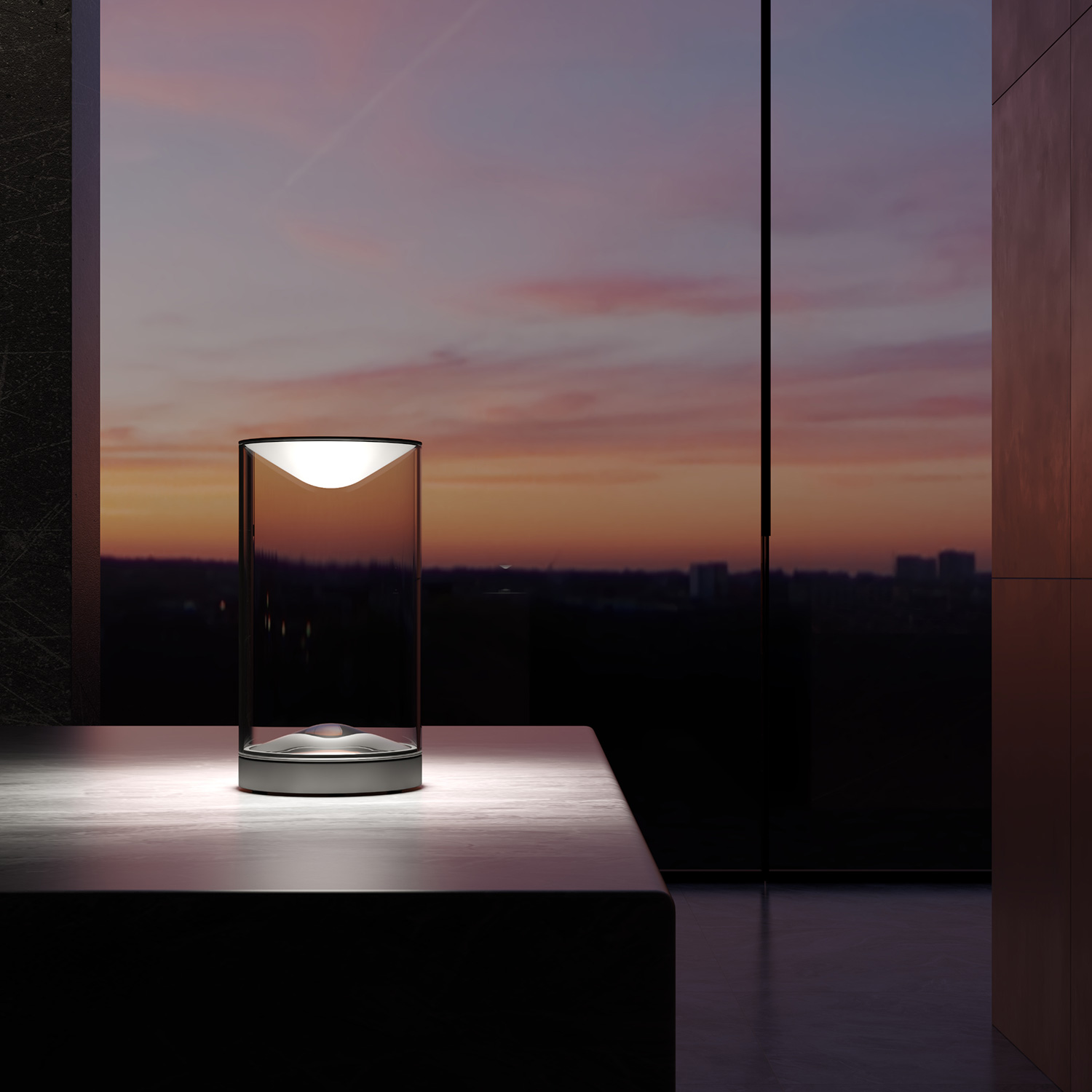 lumina eve tischleuchte schwarz nacht 61572