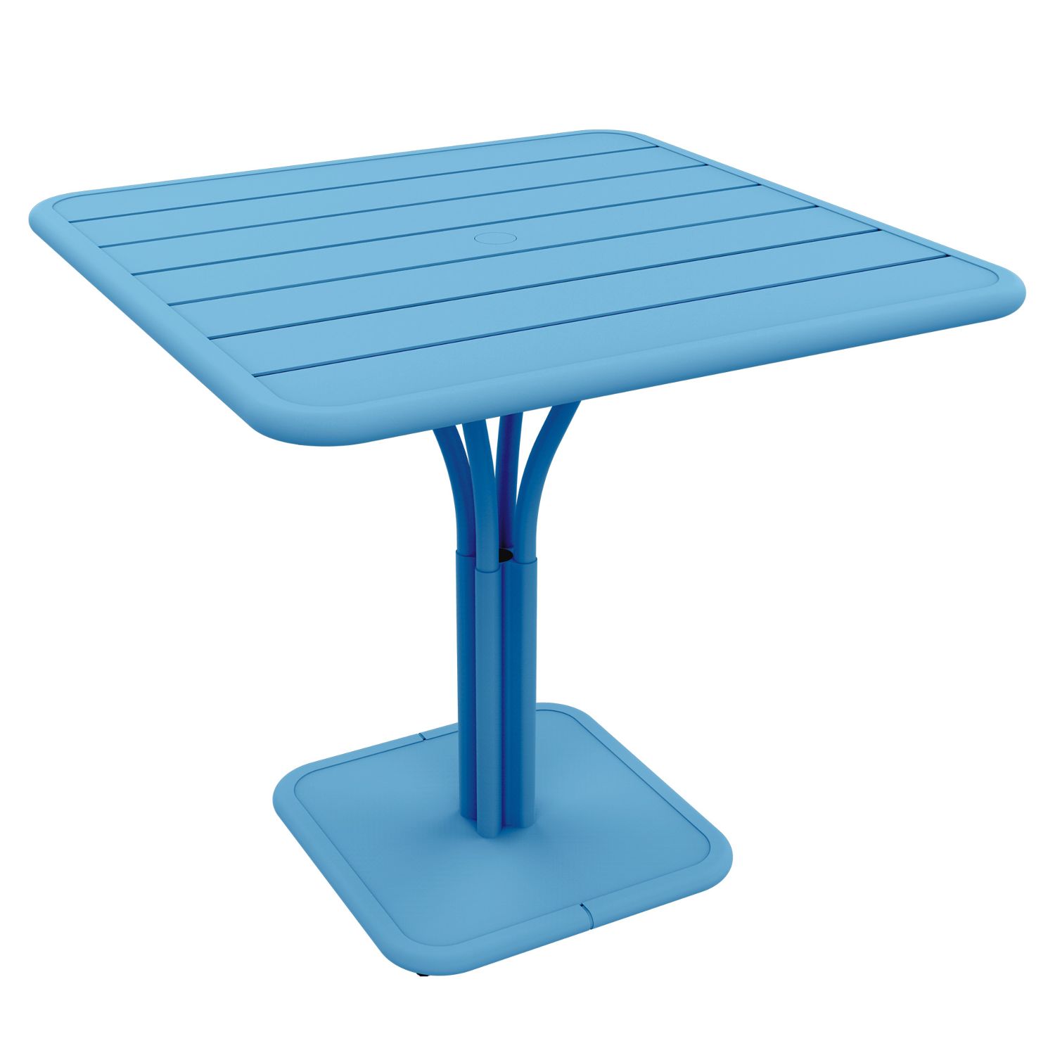 Fermob - Luxembourg Kleiner Tisch 80 x 80 cm Maya-Blau