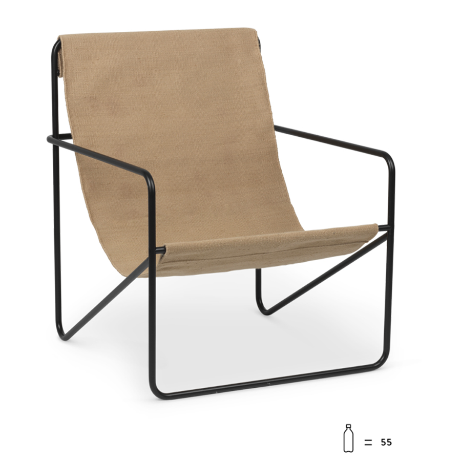 fermliving desertchair blacksolid 54787