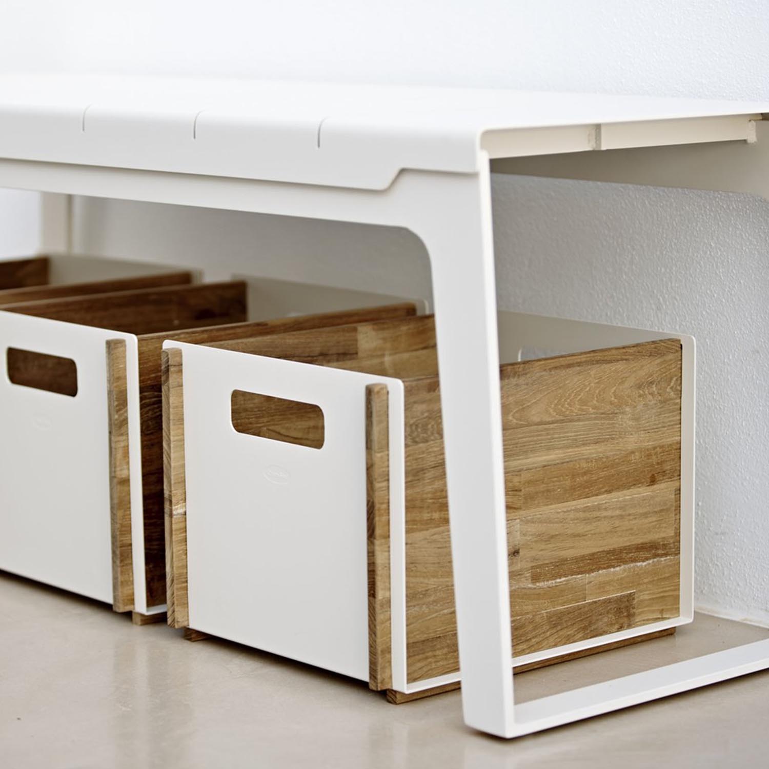 White Teak Box cane line ambiente 1