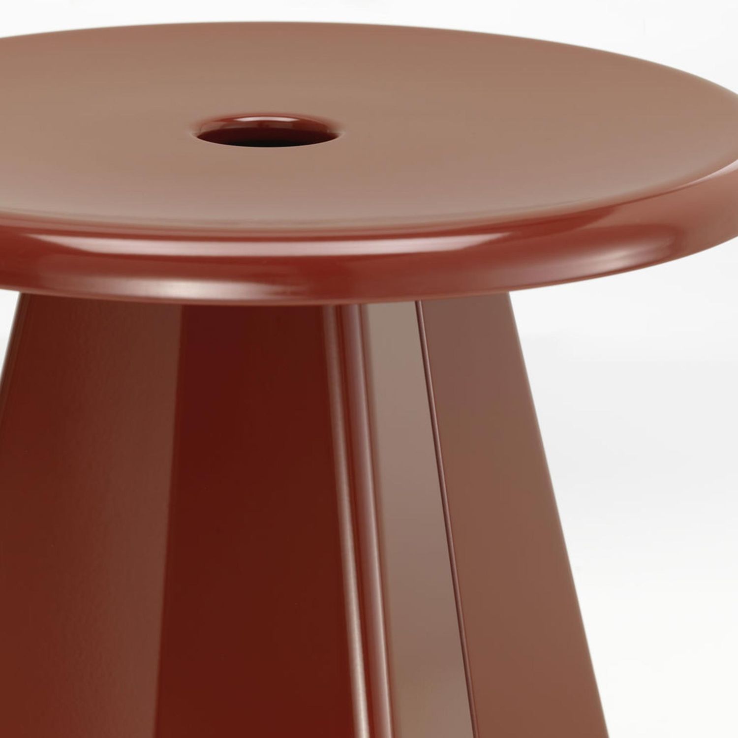 Vitra - Tabouret Métallique Hocker japanese red
