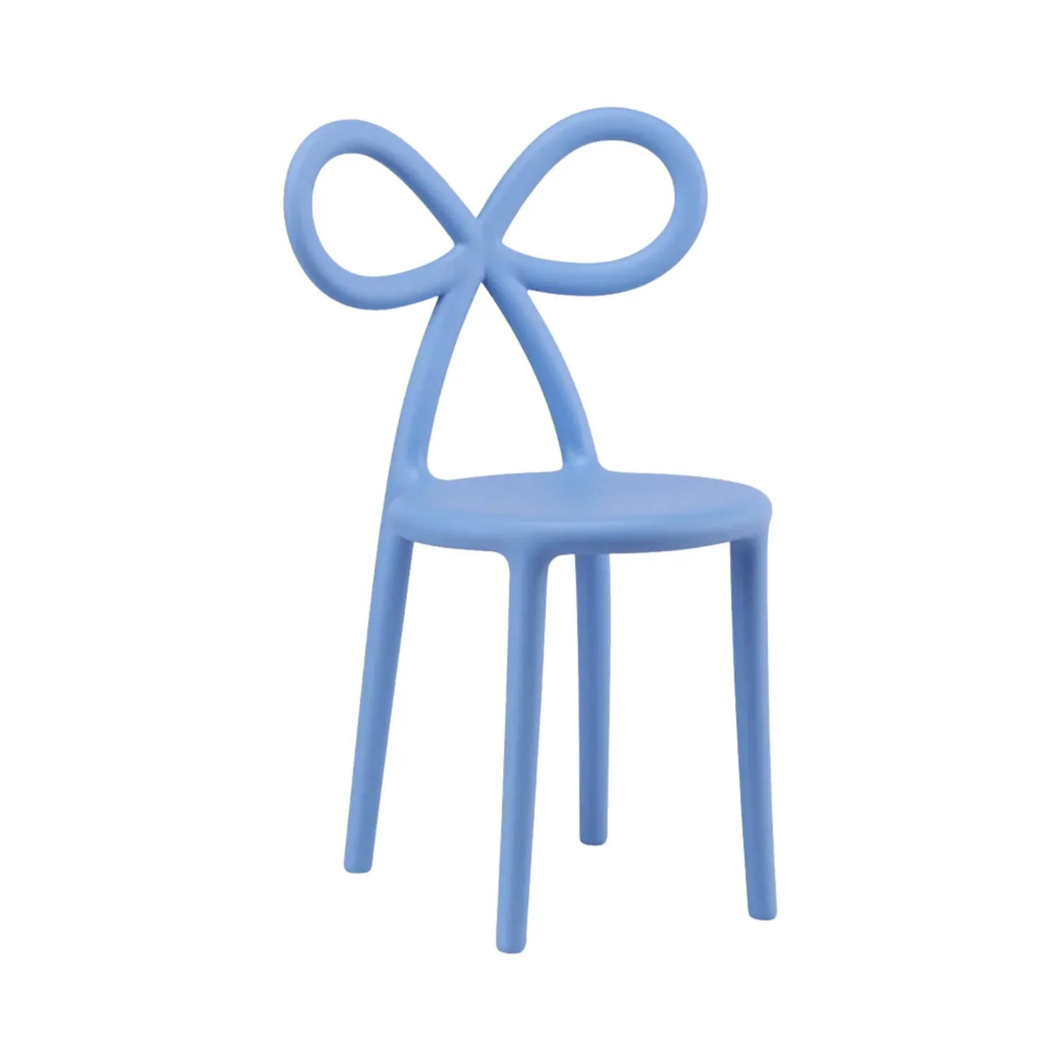 Qeeboo - Ribbon Stuhl Baby hellblau