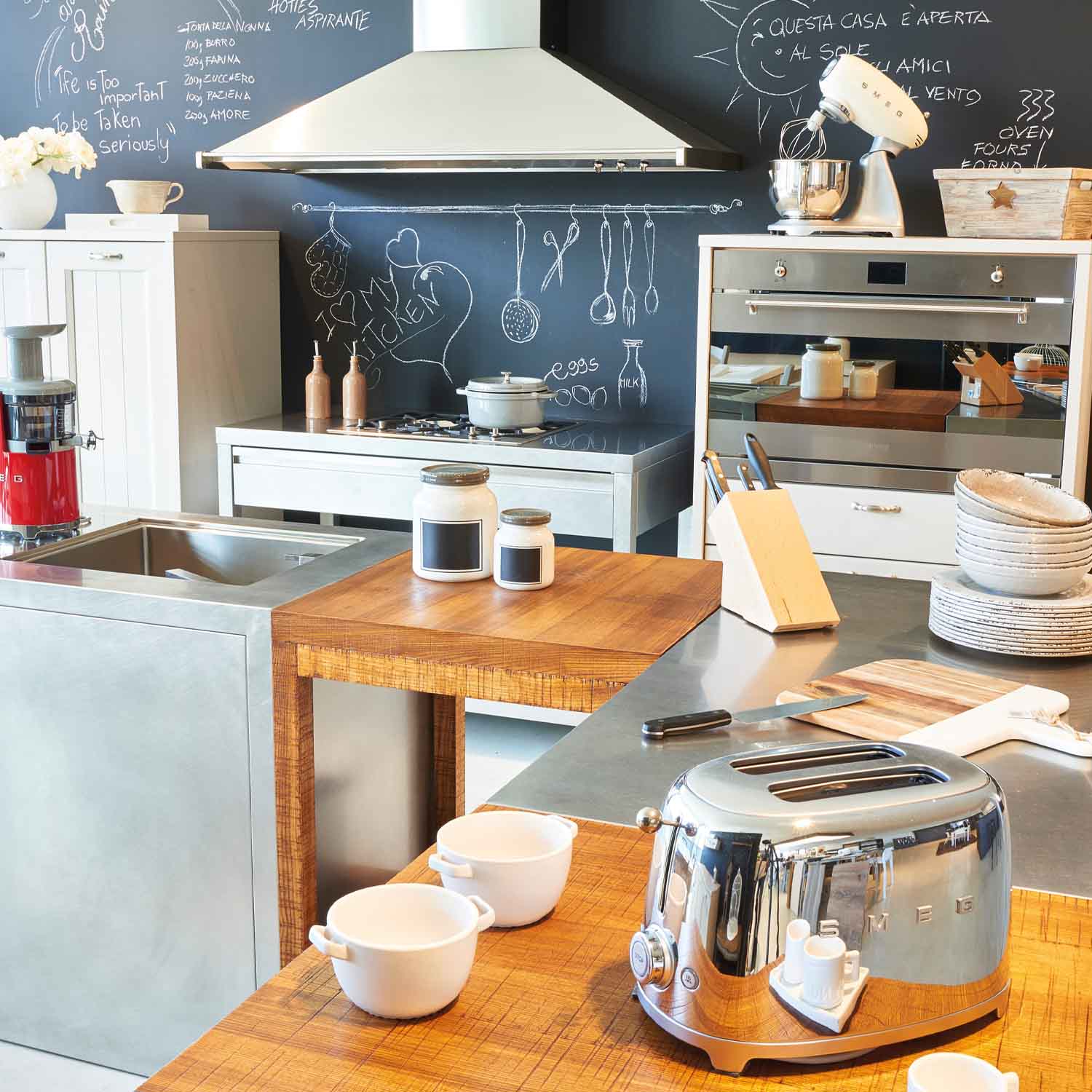 Hostel SMEG TSF01 Toaster Chrome