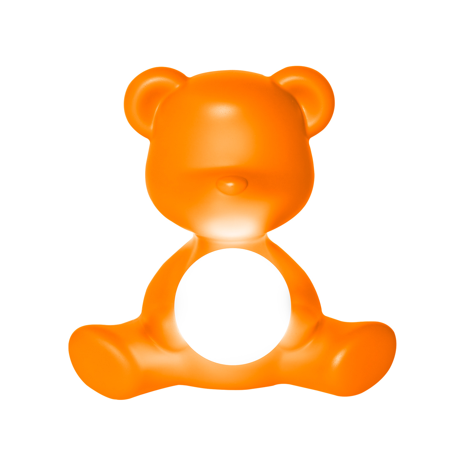 qeeboo teddy girl leuchte orange 97703