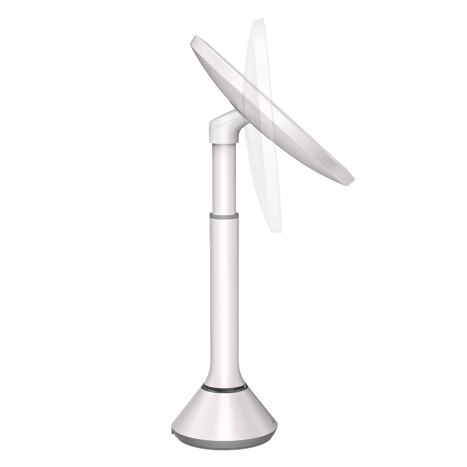 simplehuman sensorspiegel rund weiss winkel 98249