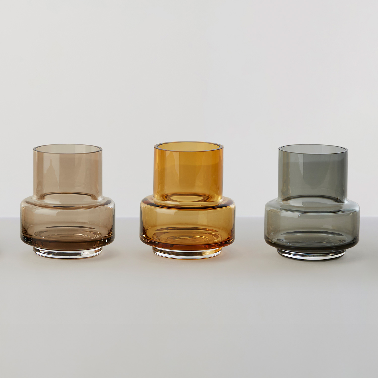 Ro Collection - Hurricane Teelichthalter No. 25 amber