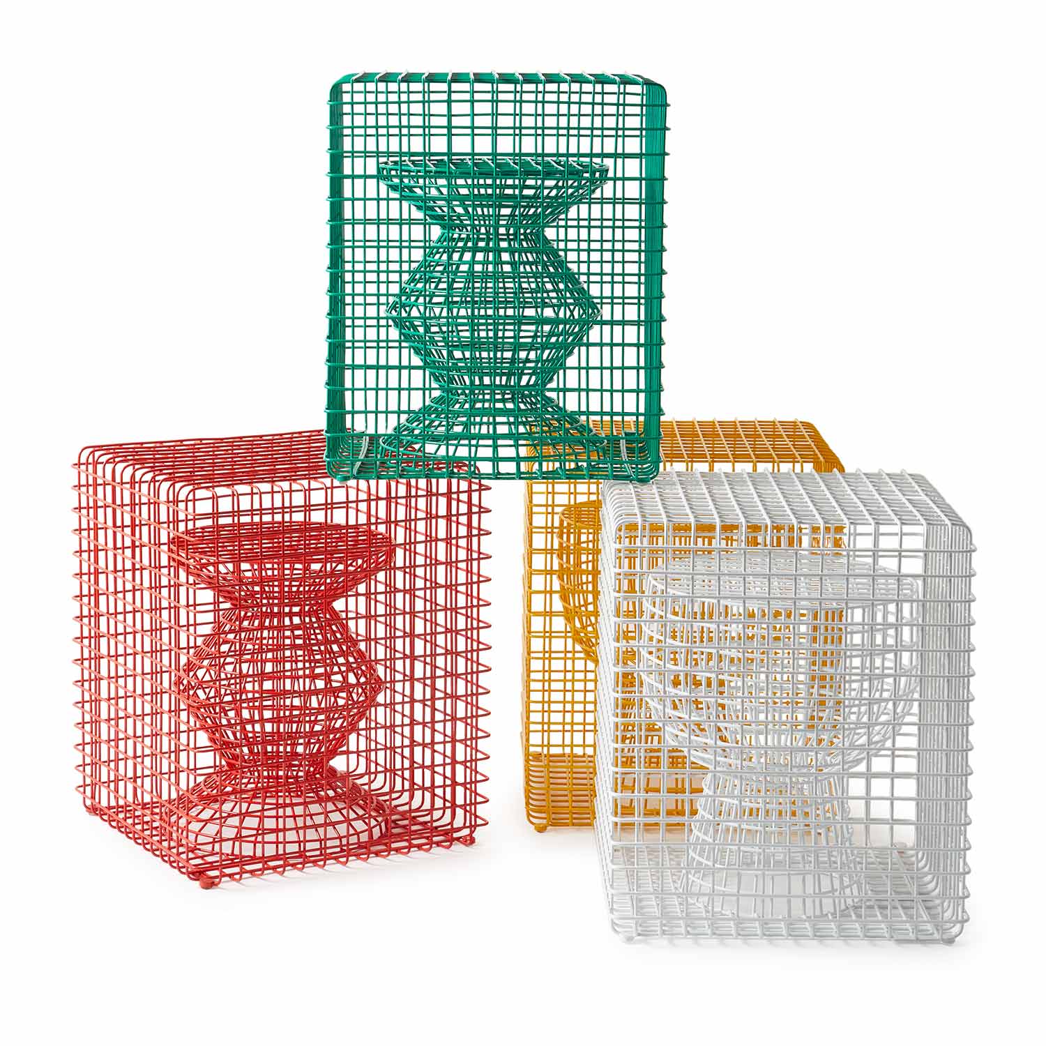 Pols Potten Drahthocker Zig Zag Outdoor 102175