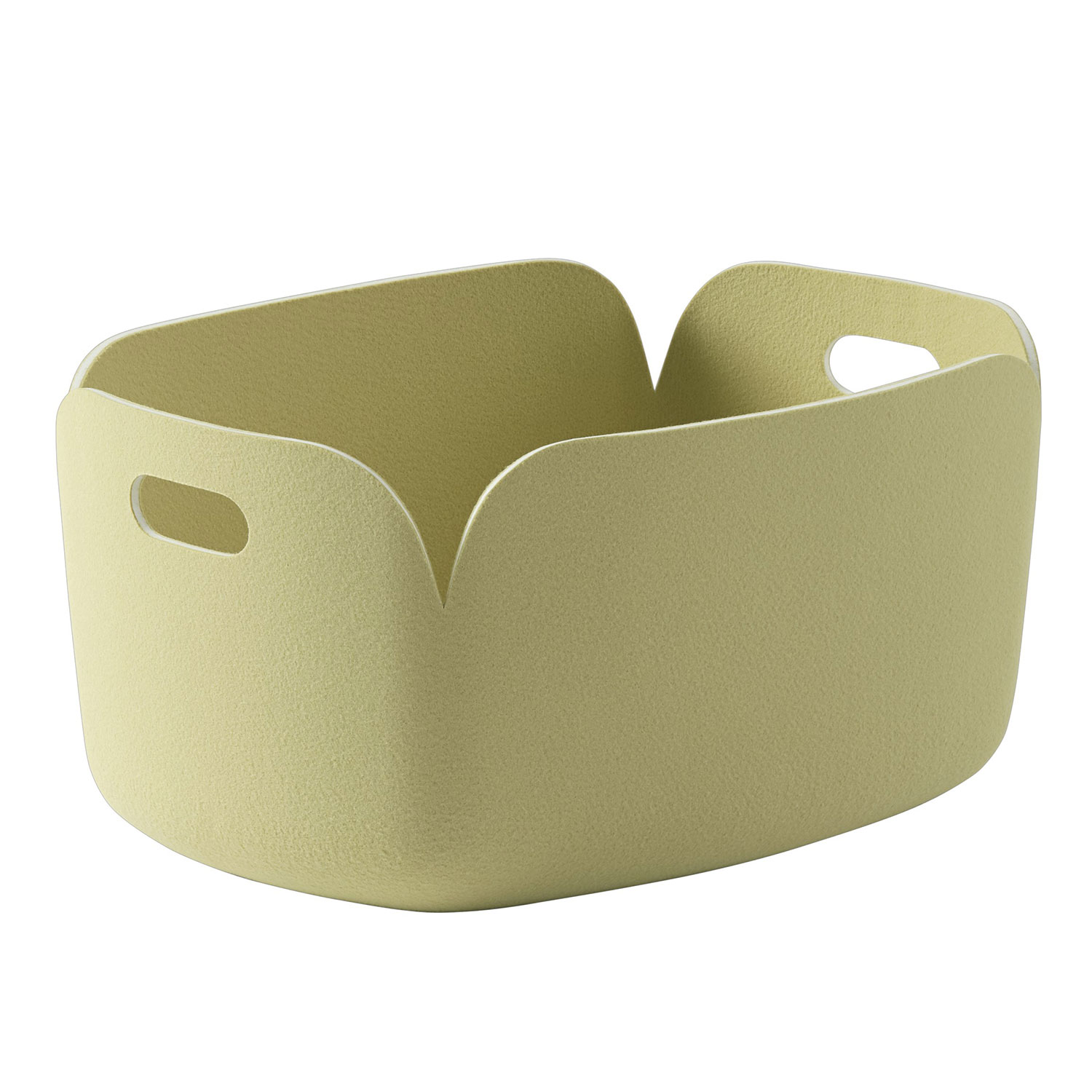 muuto restore basket beige green 93805