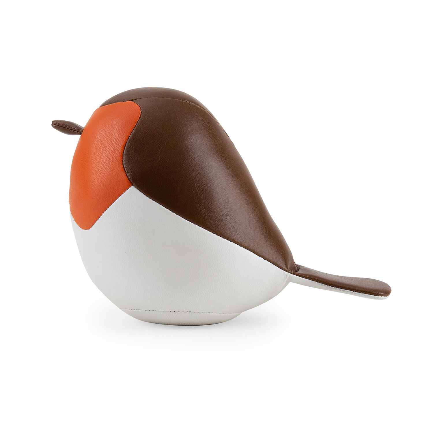 zueny vogel robin briefbeschwerer brown orange leder 82835