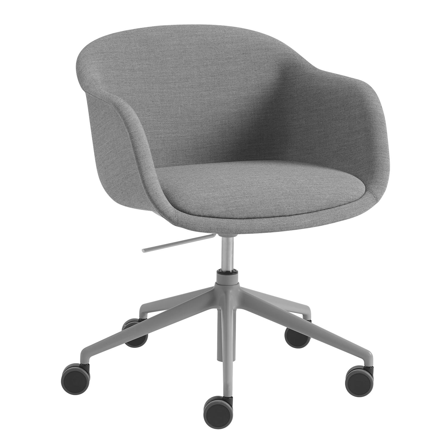 muuto fiber conference armchair swivel gas tilt castor remix 133 93823