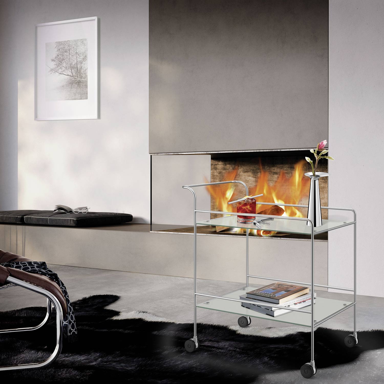 zack mecor servierwagen ambiente wohnzimmerf 87487