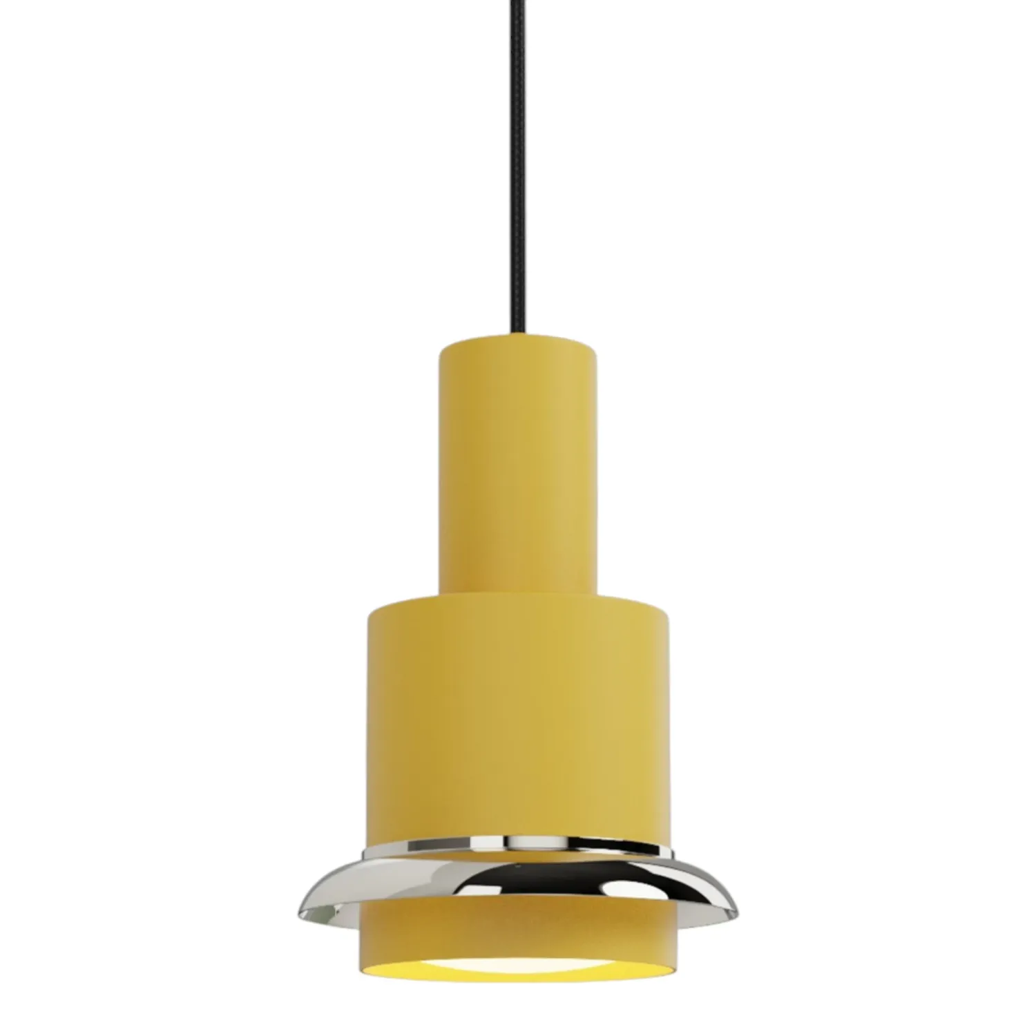 DCW - Chaumont Pendelleuchte Ø 19 cm gelb nickel