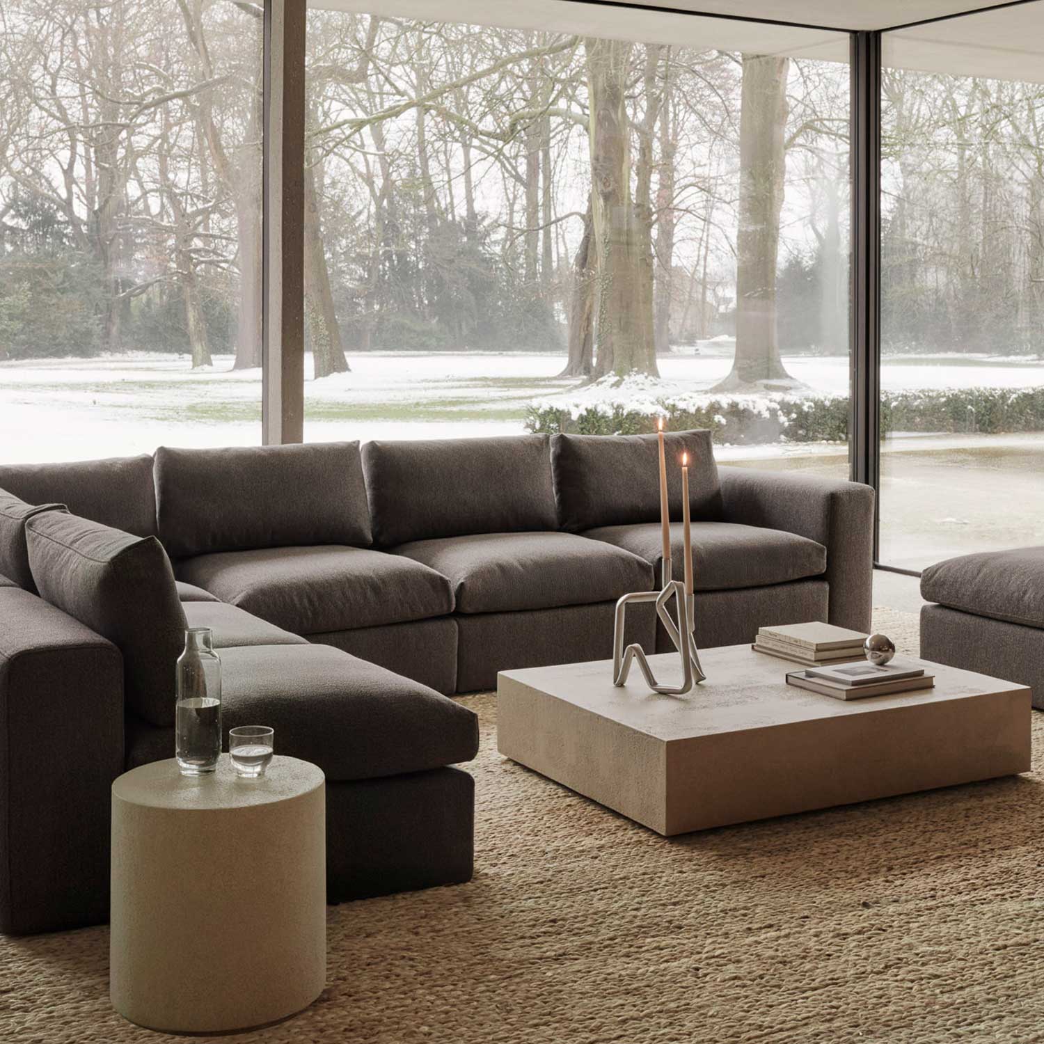 Ethnicraft - Mellow 90-Grad Ecke ivory