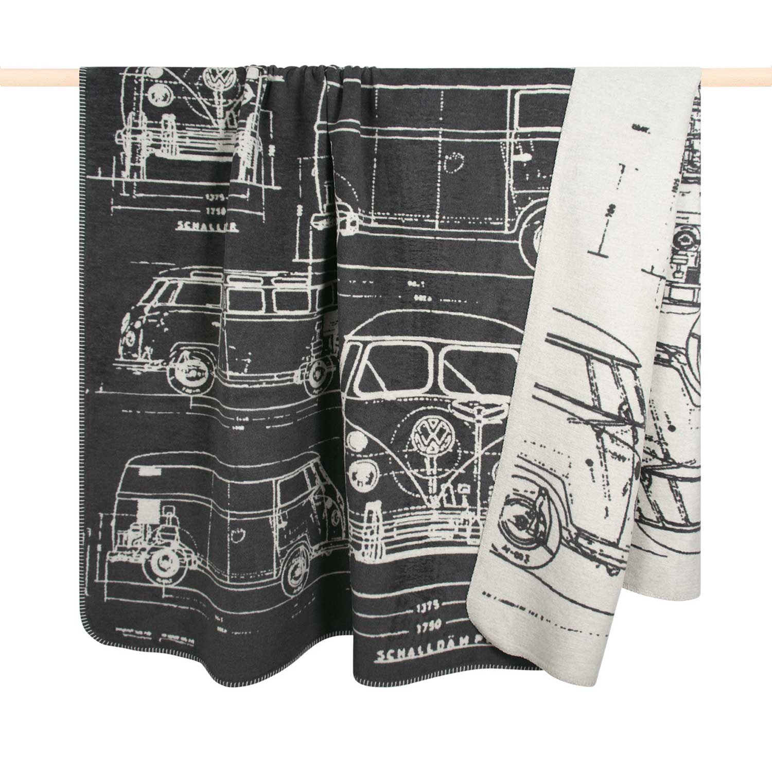 pad volk decke grau 102107