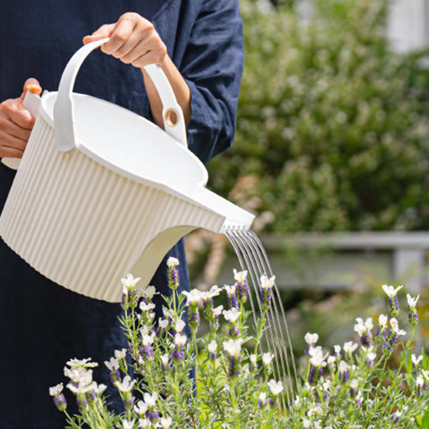 Hachiman - Garden Beetle Gießkanne 5 Liter weiß