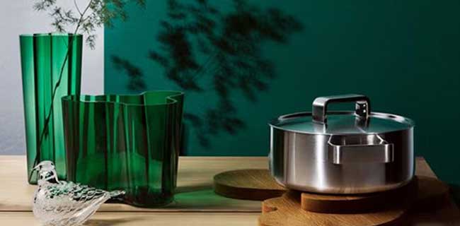 Iittala Tools Kochtopf und Aalto Vasen