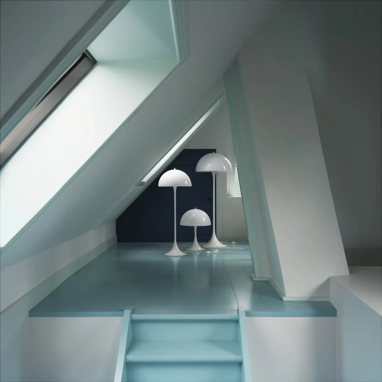 Louis Poulsen - Panthella 400 Tischleuchte Opal White