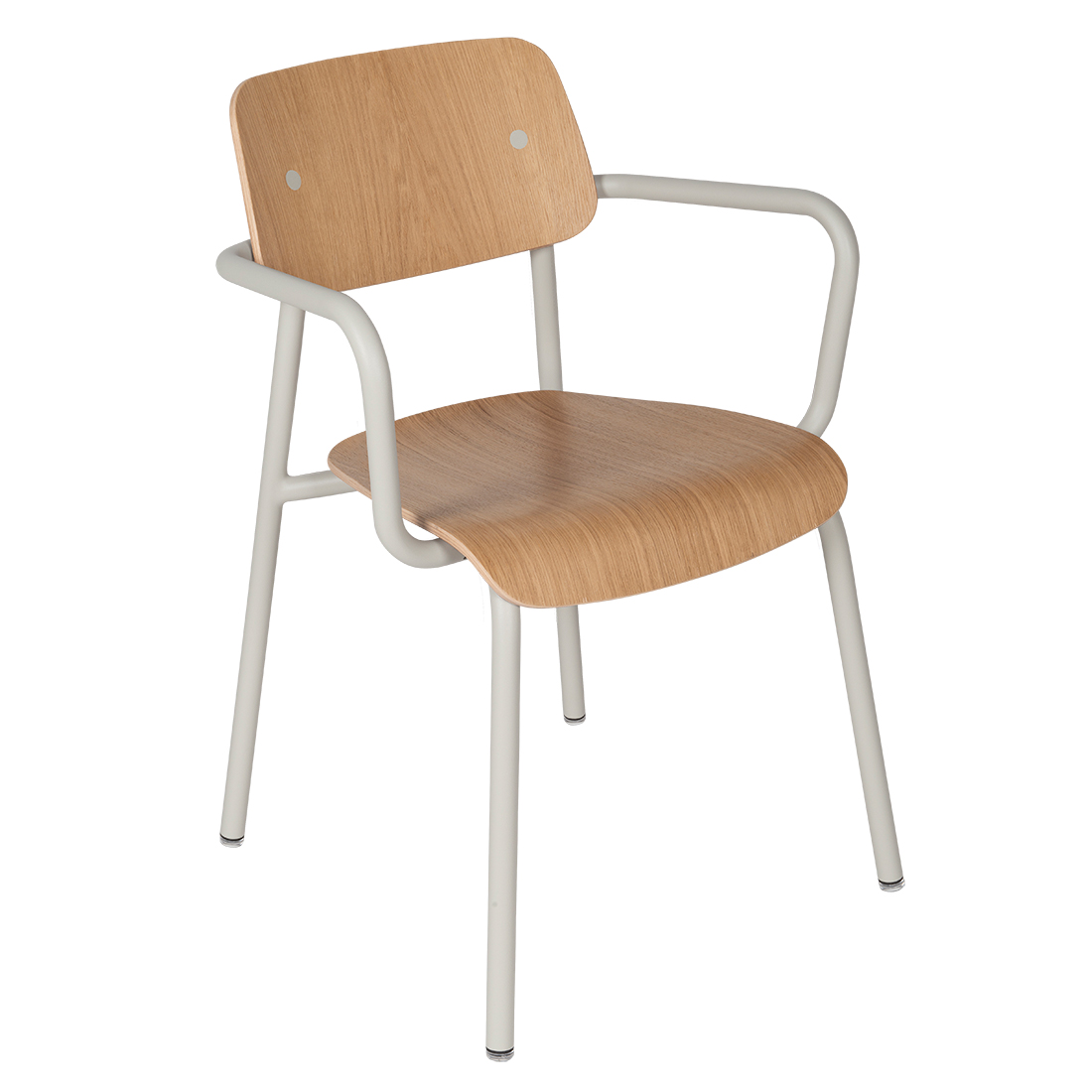fermob studie sessel eiche lehmgrau 100093