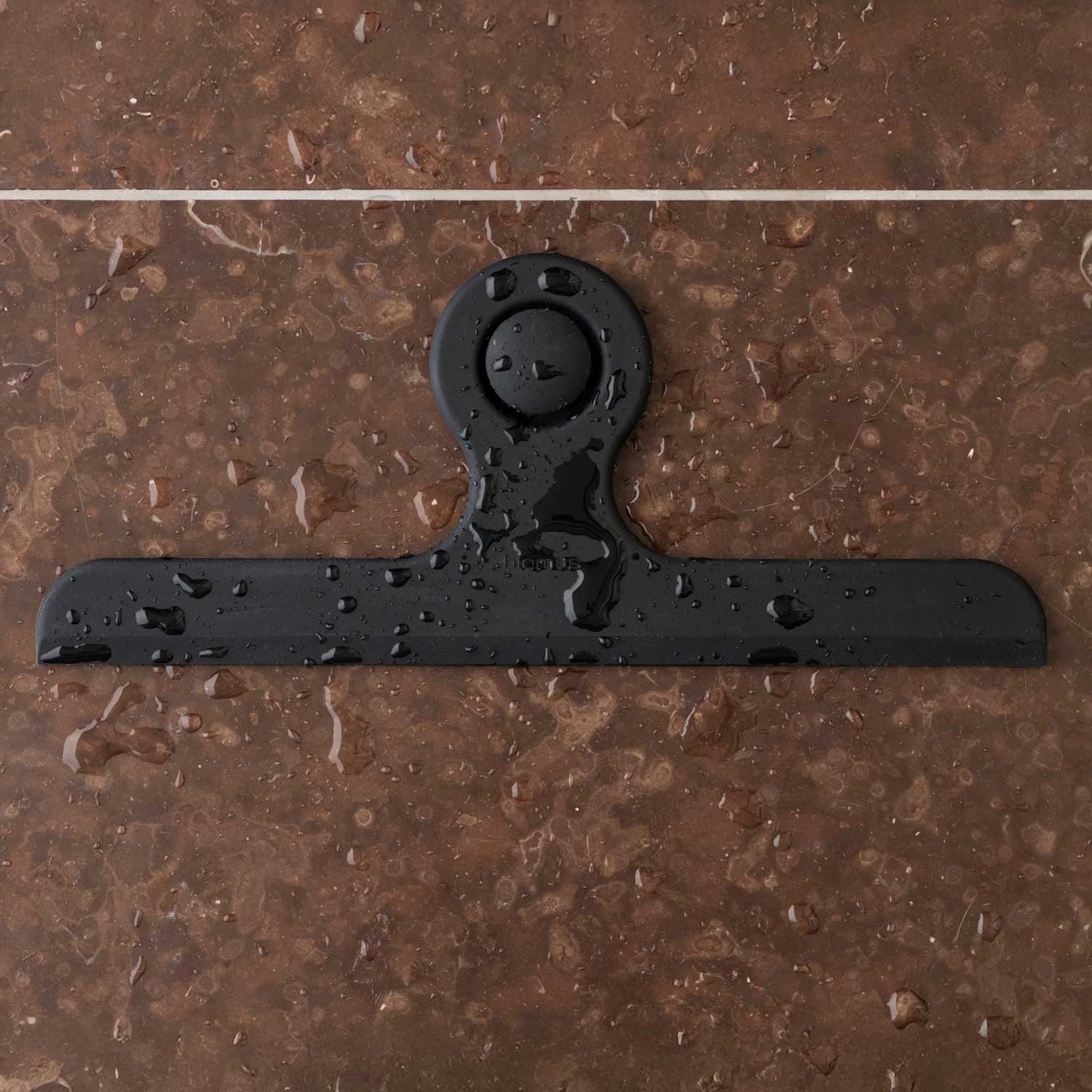 blomus - KAPI Duschwischer mit Wandhalterung schwarz