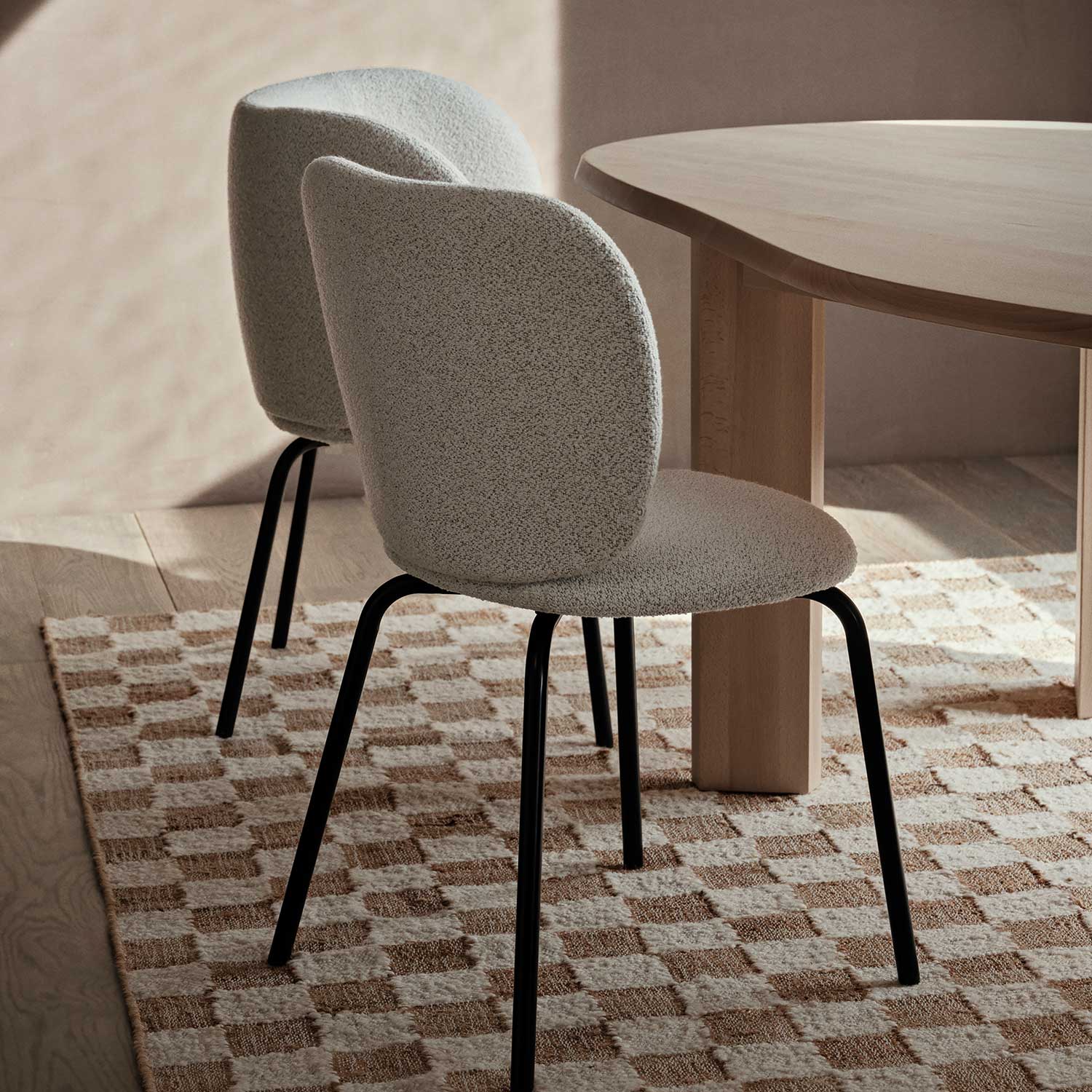 Woll Jute Teppich ferm LIVING Check Wool Jute Rug 101131