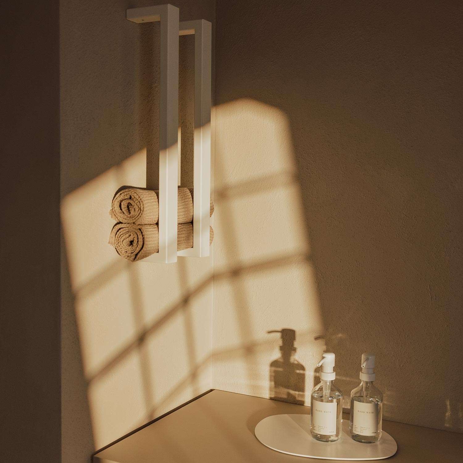 metallbude nali handtuchhalter weiss badezimmer doppelt 96915