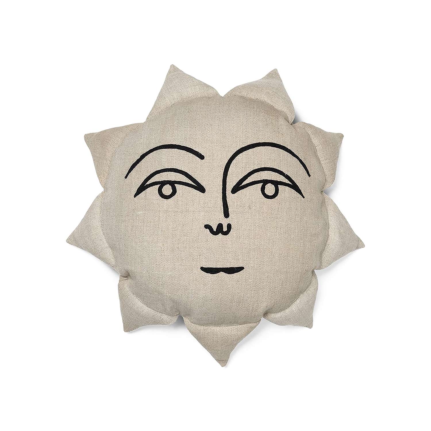ferm living sun kissen natural 81647
