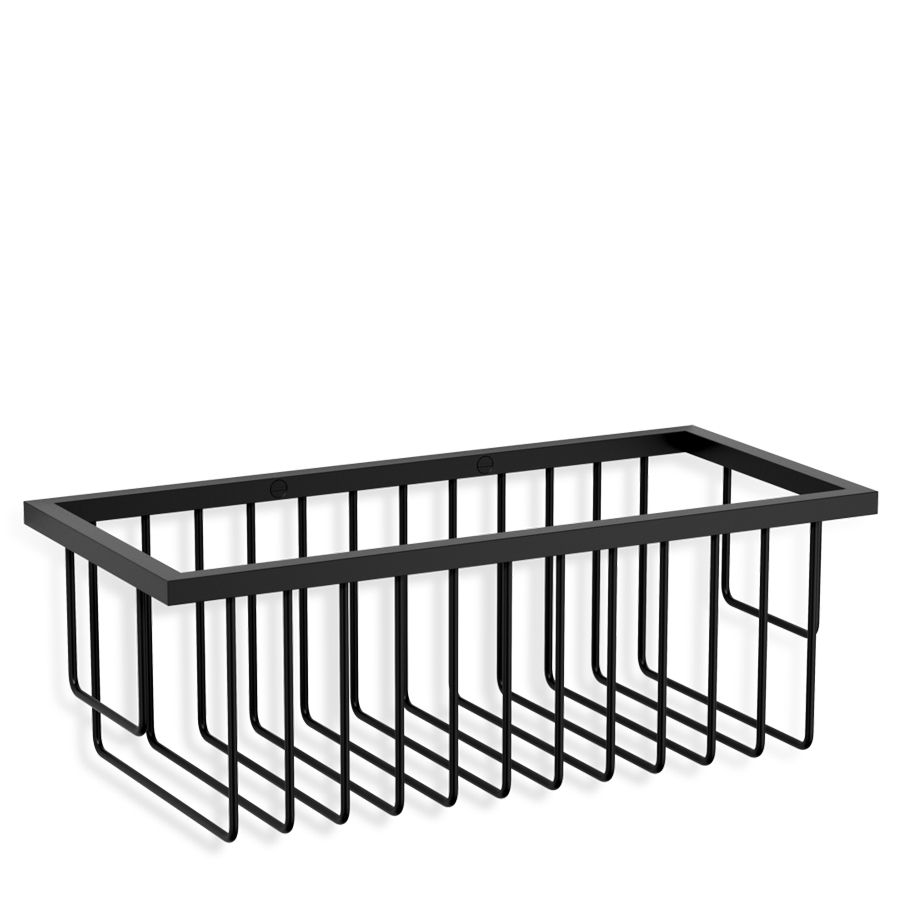 decorwalther wandschwammkorb schwarzmatt 56731