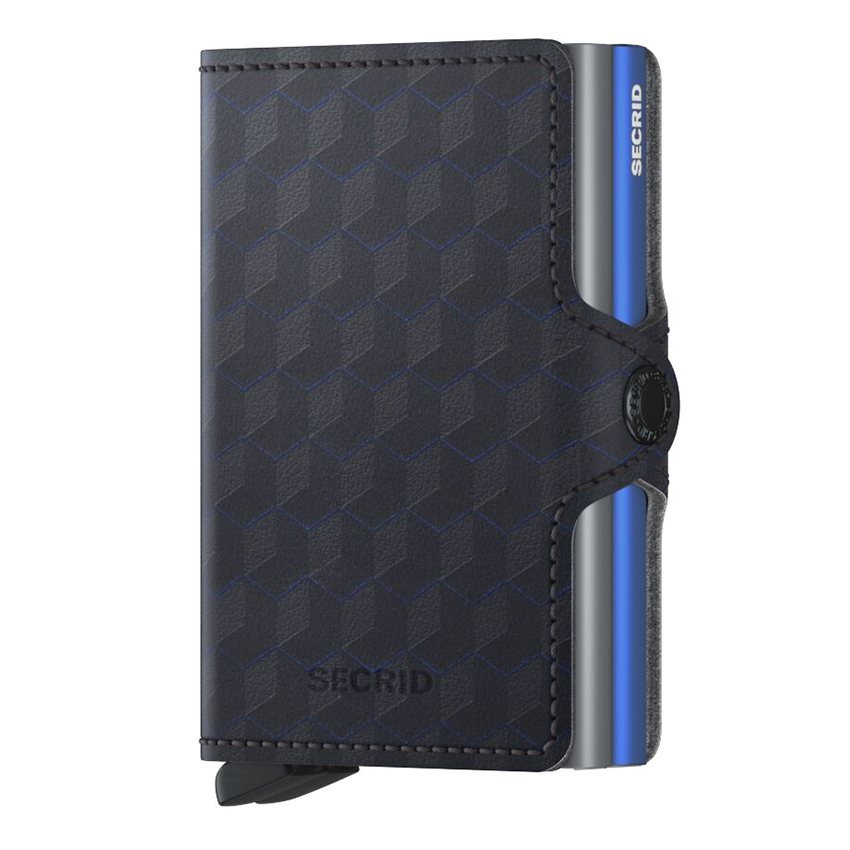 secrid twinwallet Optical titanium blau 105148