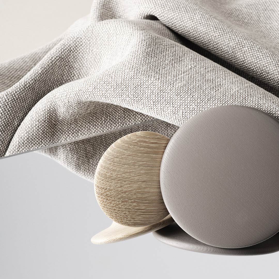 muuto dots wandhaken taupe oak 71129