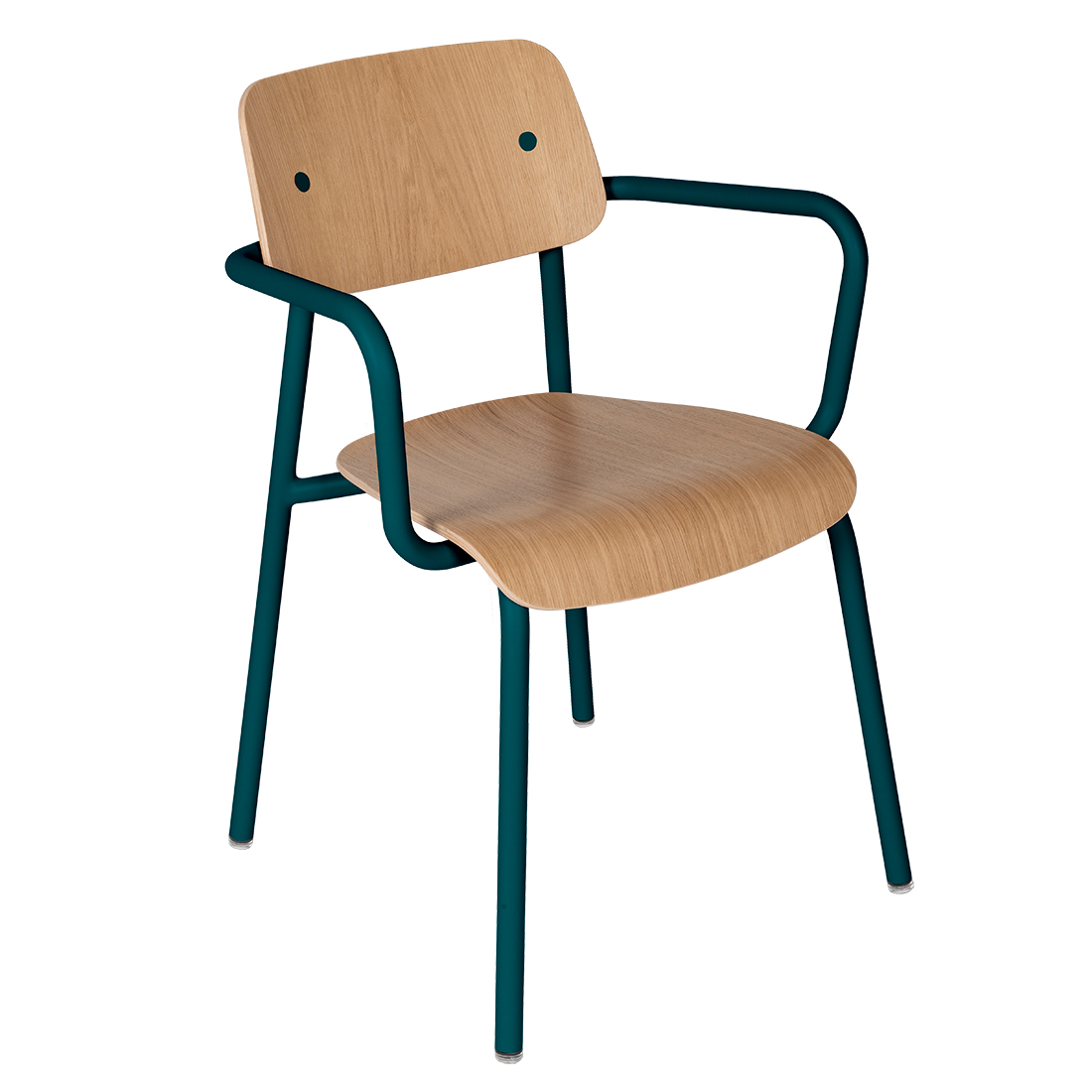 fermob studie sessel eiche acapulcoblau 100082