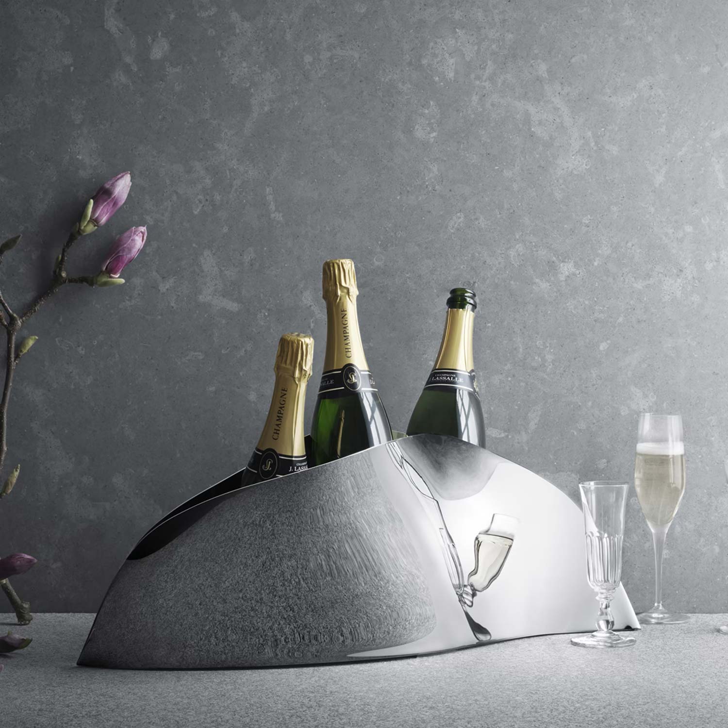 Georg Jensen - Indulgence Champagnerkühler f. 3 Flaschen